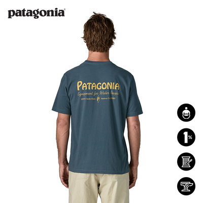 patagonia男士棉质短袖T恤