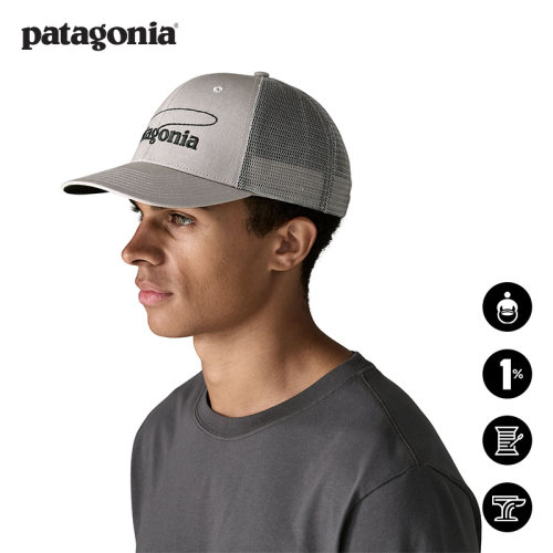 patagonia飞钓logo运动帽