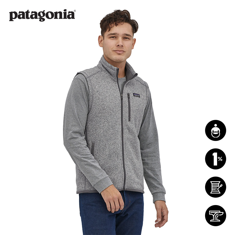 patagonia男士保暖抓绒马甲