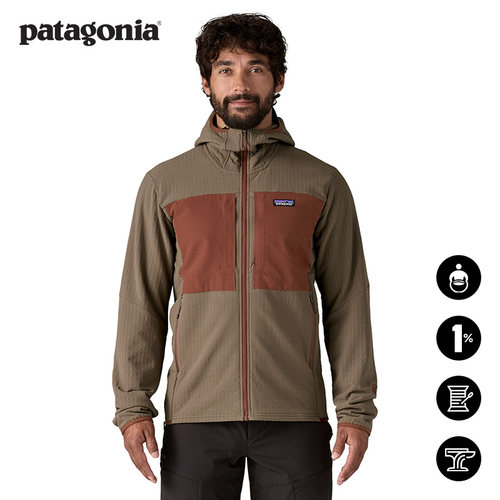 patagonia男士抓绒连帽衫