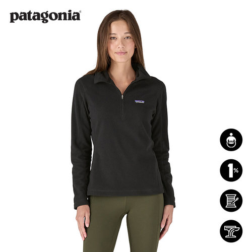 patagonia女士抓绒套头衫