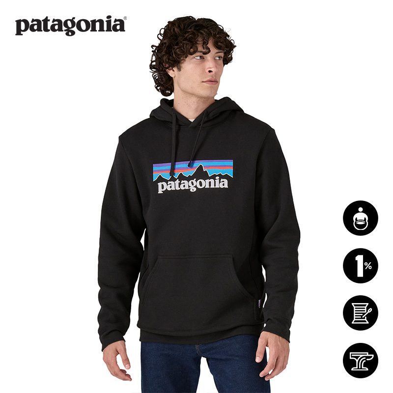 中性加绒加厚套头连帽卫衣 P-6 LOGO 39622 Patagonia巴塔哥尼亚