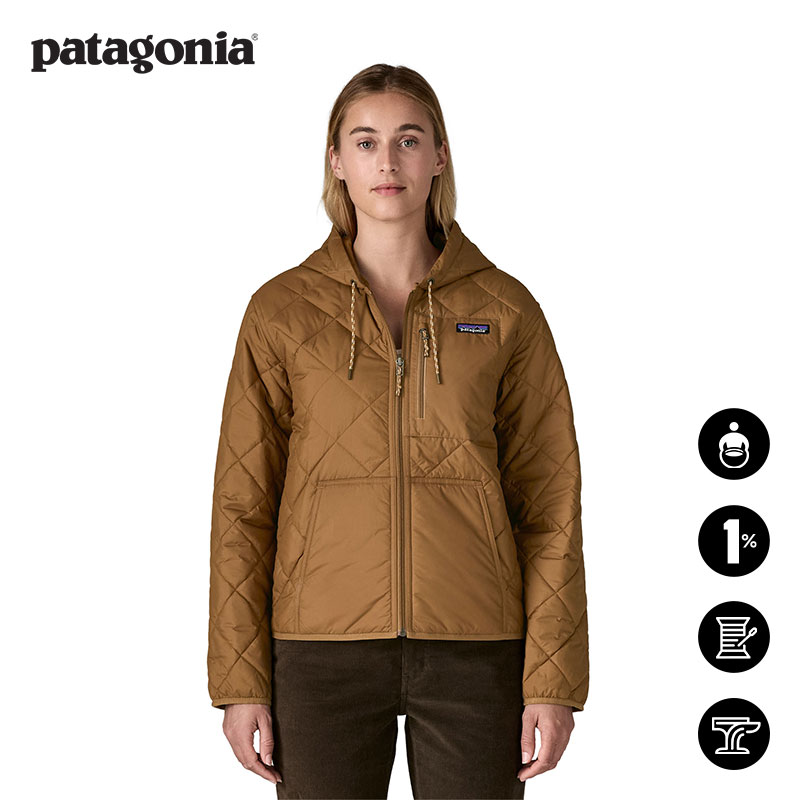 patagonia女士连帽保暖棉服