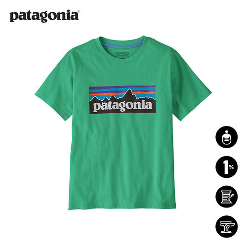 patagonia大童棉质T恤