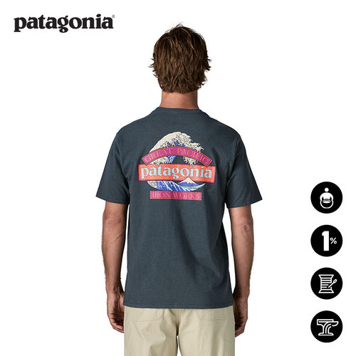patagonia男士环保面料短袖T恤