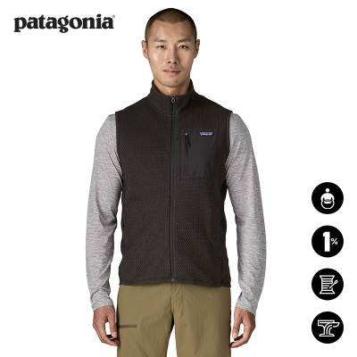 patagonia男士抓绒马甲
