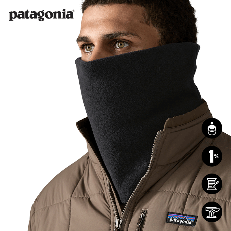 patagonia保暖抓绒围脖