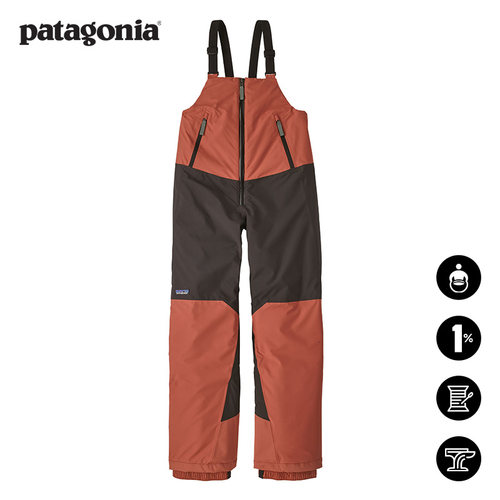 patagonia大童滑雪背带裤