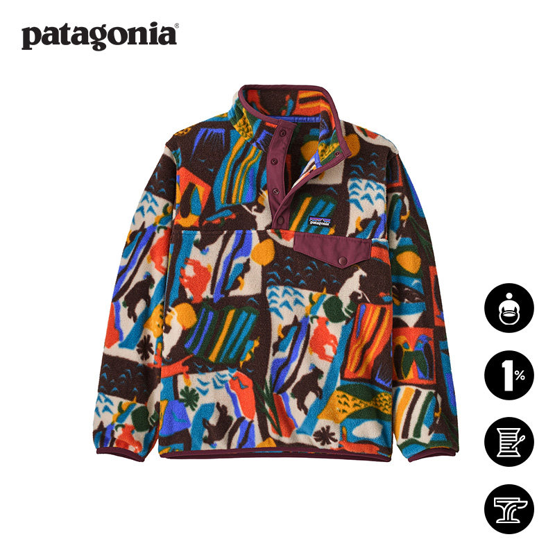 大童抓绒套头衫 Synchilla Snap-T 65572 patagonia巴塔哥尼亚