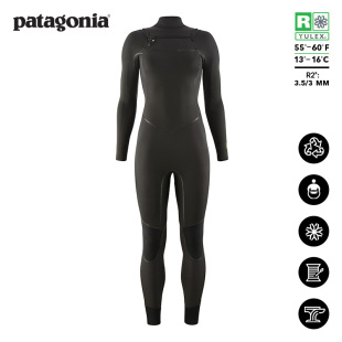 88519 女士3.5 patagonia巴塔哥尼亚 Yulex 3mm冲浪湿衣