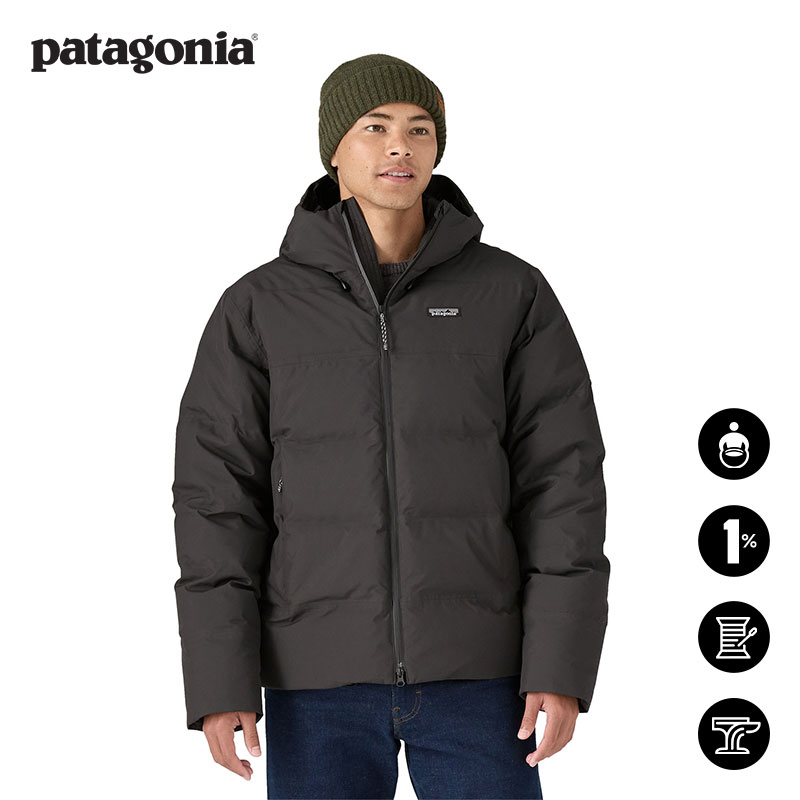 patagonia男士连帽羽绒服