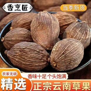 正宗云南草果500g颗粒可免费打粉卤味香料调料大全炖肉八角花椒