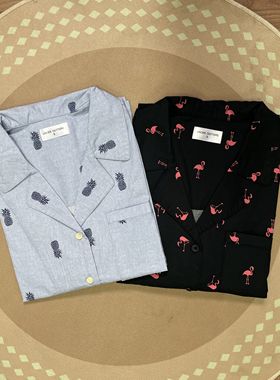 UO~纯棉碎花睡衣套装家居服柔软舒适春秋～URBAN OUTTERS