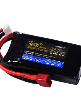 老虎11.1V航模锂电池3S1500mAh苏27穿越机伟力高速遥控车环奇快艇