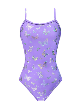 速浪|RT紧致焕彩系列|RT29蝴蝶紫|无胸垫|竞速泳衣