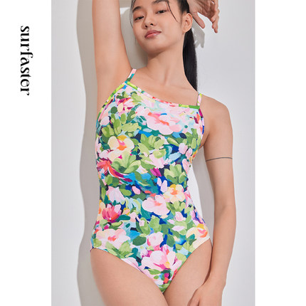 速浪|RC竞速入门系列|RC04莫奈花|无胸垫|女士泳衣竞速