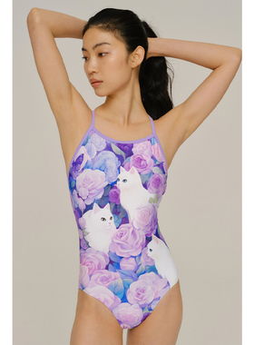 速浪|RS旗舰莱卡系列|RS17伊甸园|无胸垫|竞速游泳衣女