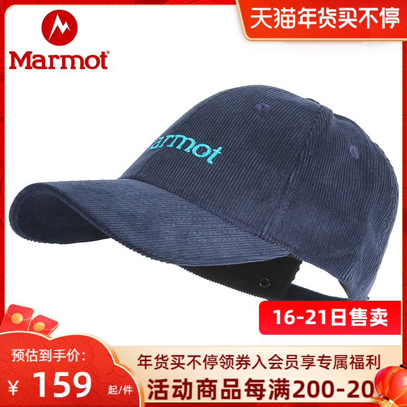 marmot土拨鼠春季新款运动户外透气休闲男女遮阳鸭舌条绒棒球帽子|ruв категории Аксессуары, шляпа - от Buy2taobao.com для оказания профессиональной услуги покупки агента Taobao