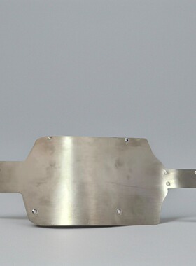 美嘉欣升级14301 302 303RC漂移车不锈钢金属底盘加强护板 OP配件