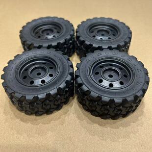 美嘉欣14211短卡高速车1/14全新原厂配件轮胎轮毂转动易损件零件