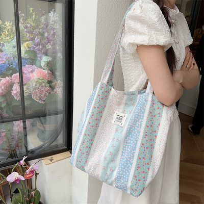 帆布包小清新碎花单肩包