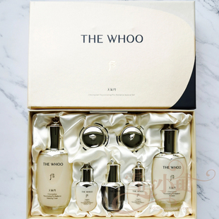 Whoo后天气丹光耀焕活紧颜系列7件套装 新版PRO水乳礼盒 面霜眼霜