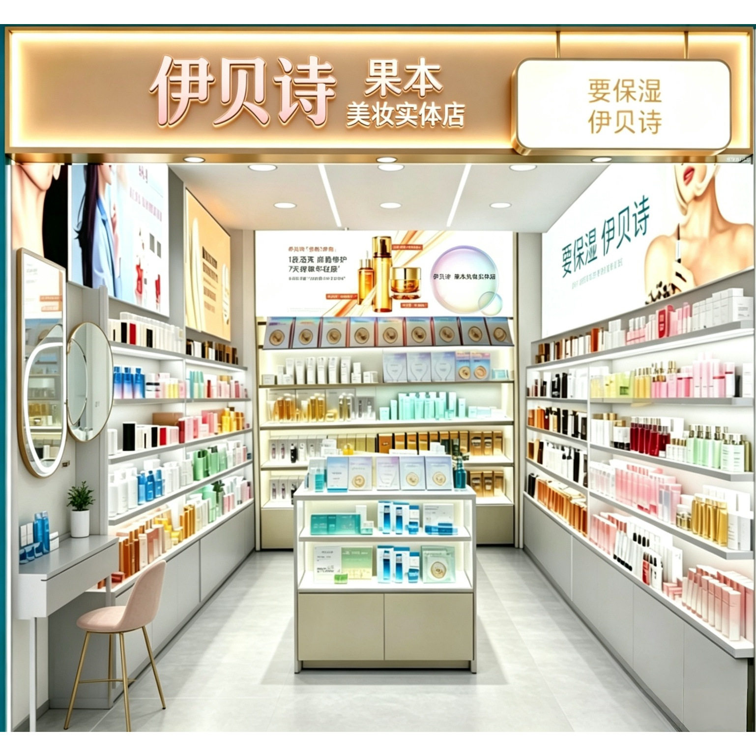 伊贝诗控油水乳海藻精华肌底液