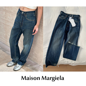Margiela 马吉拉经典 款 CETTCE 长裤 Maison 毛边褶皱牛仔裤 现货