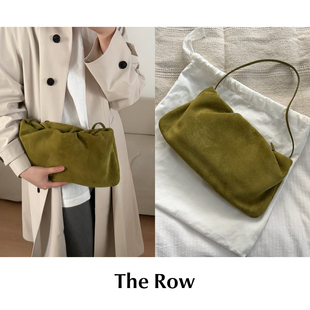 CETTCE Bourse 褶皱绒面小羊皮云朵包单肩手提包 Row 现货 The