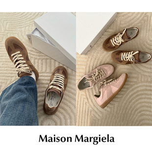 CETTCE 现货 Maison Margiela 马吉拉低帮圆头平底拼接德训鞋