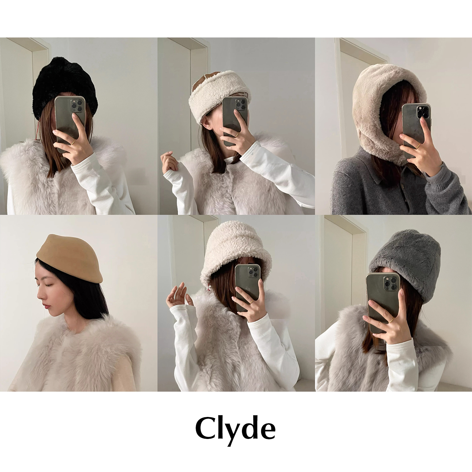 【SALE】CETTCE 现货 Clyde 渔夫帽盆栽帽瓜皮帽女巫帽贝雷帽合集