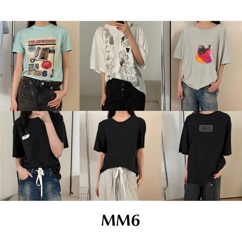 CETTCE 断码合集 Maison Margiela MM6 马吉拉圆领短袖T恤上衣