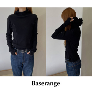 CETTCE 现货 Baserange 修身圆领连帽针织衫长袖上衣T恤 Hanifa