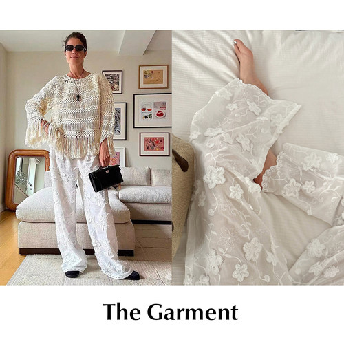 【SALE】CETTCE 现货 The Garment 博主Savi同款花朵刺绣裤 Fleur