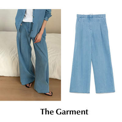 【SALE】CETTCE 现货 The Garment 复古做旧牛仔阔腿裤 Merci