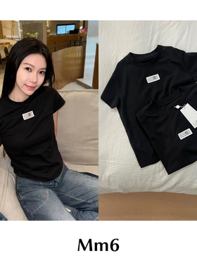 CETTCE 现货 Maison Margiela MM6 经典纯棉数字logo短袖T恤上衣