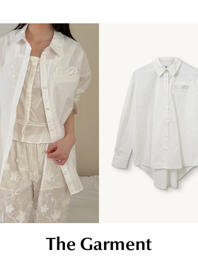 【SALE】CETTCE 现货 The Garment 白色翻领长袖衬衫上衣 Cyprus