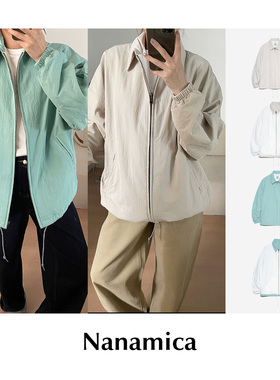 【SALE】CETTCE 现货 Nanamica 双面穿翻领拉链防水教练夹克外套