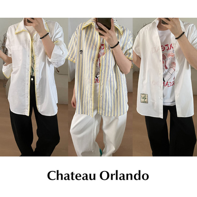 【SALE】CETTCE 现货 Chateau Orlando 条纹长袖上衣短袖衬衫合集