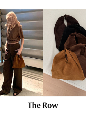 CETTCE 现货 The Row 麂皮三角包 手提手拎外缝线 Small Bindle