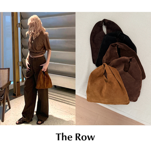 Row The 现货 Bindle 手提手拎外缝线 Small 麂皮三角包 CETTCE