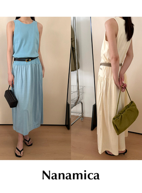 【SALE】CETTCE 现货 Nanamica 棉混纺人造丝圆领长裙 Tank Top