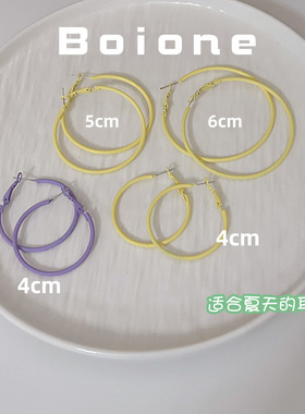 夏天显白|显脸小|少女感甜酷耳圈