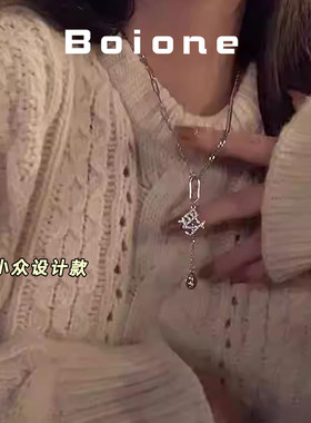小众设计高级感发财项链