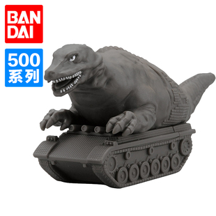 万代奥特曼怪兽500系列软胶可动人偶玩具加巴顿 赛文vs恐龙战车