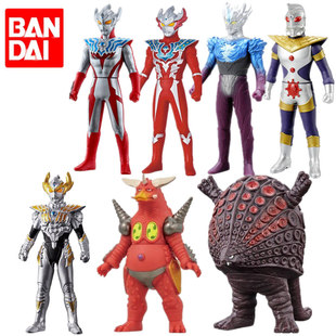 万代泰迦奥特曼泰塔斯风马软胶可动赛迦闪耀迪迦奥特之王特贡爆兽