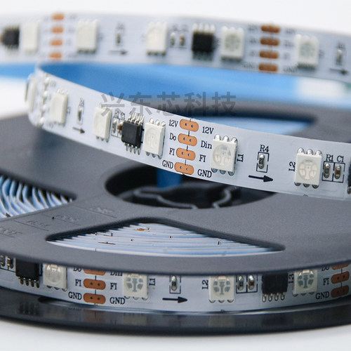 led灯带12V 60珠幻彩跑马灯带断点续传高亮网红跑马灯流水KTV亮化