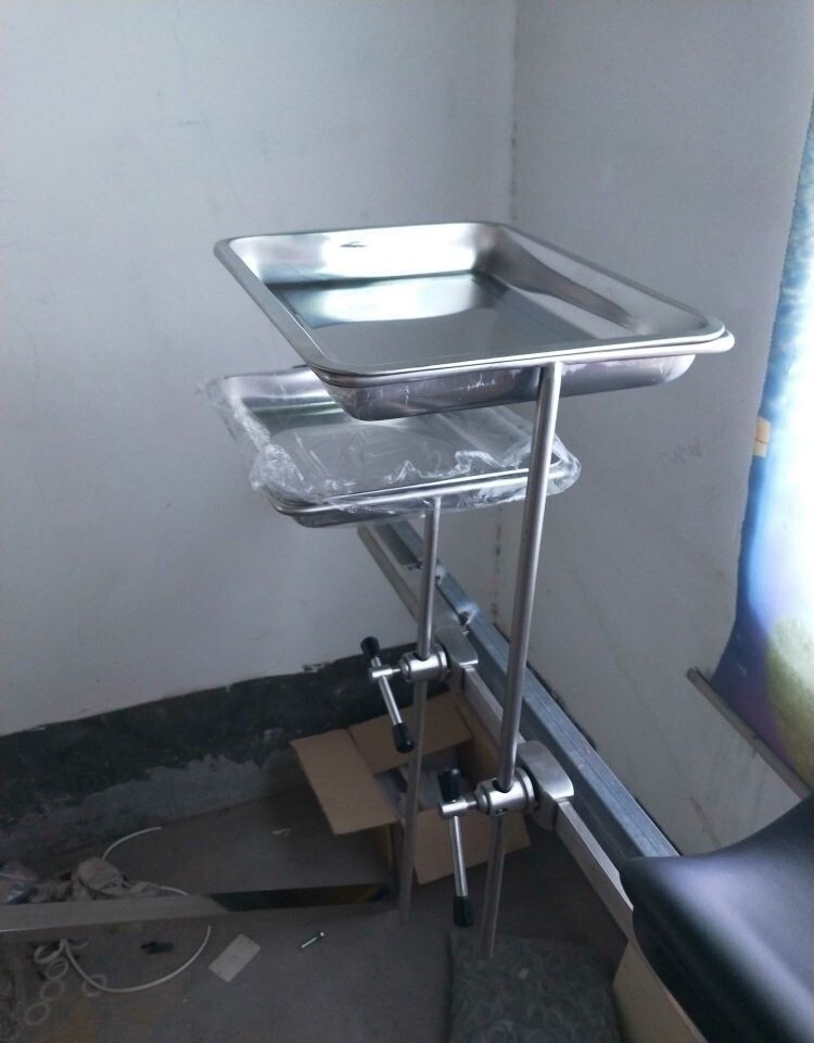 手术床配件器械托盘升降旋转托盘架手术台固定件
