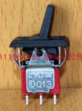 R8015-P14单路三脚两档黑柄钮子摇头开关3M台湾德利威Q13/3MS1