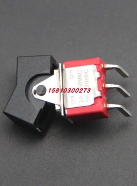 R8015P-R11单路三脚两档正弯黑柄钮子船型开关Q13台湾德利威
